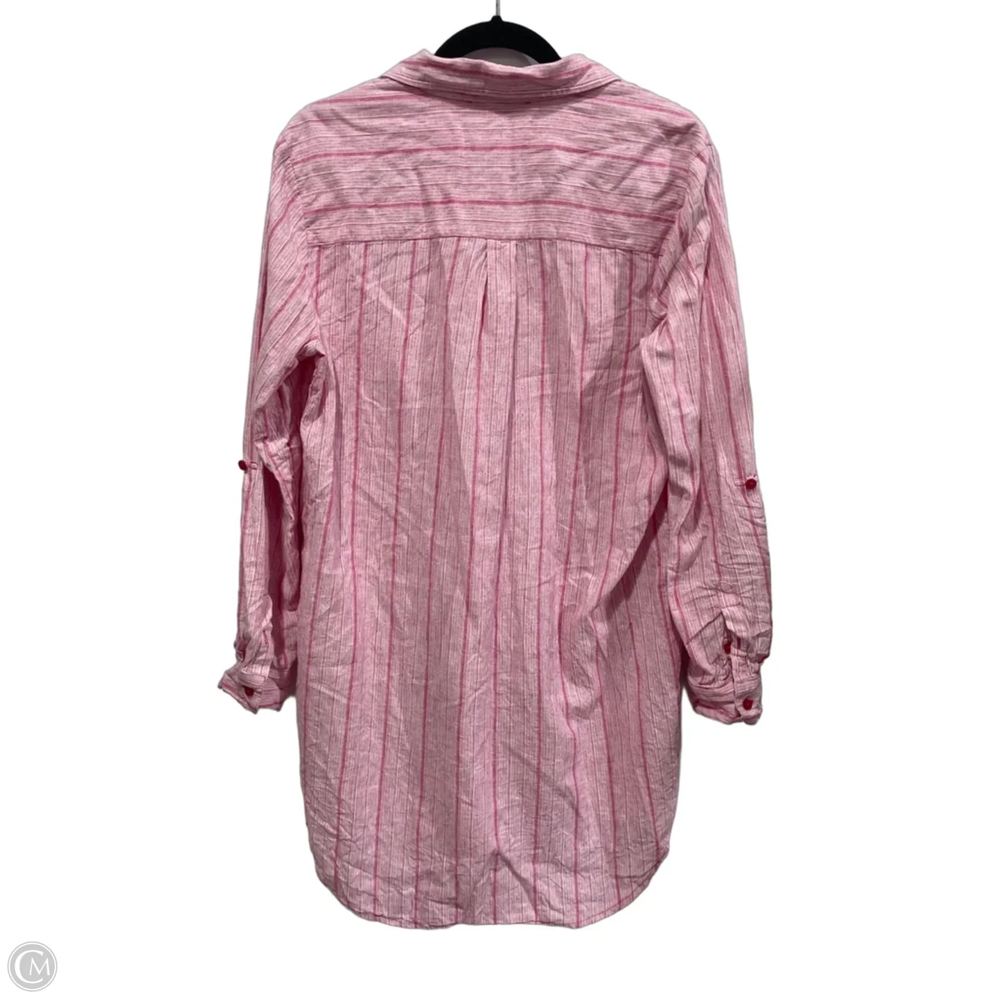 Dress Casual Midi By Michael By Michael Kors In Pink, Size: L