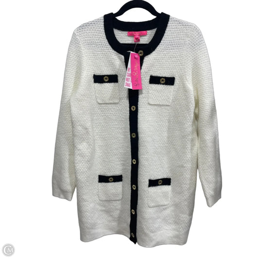 Dress Designer By Lilly Pulitzer In Black & White, Size: L