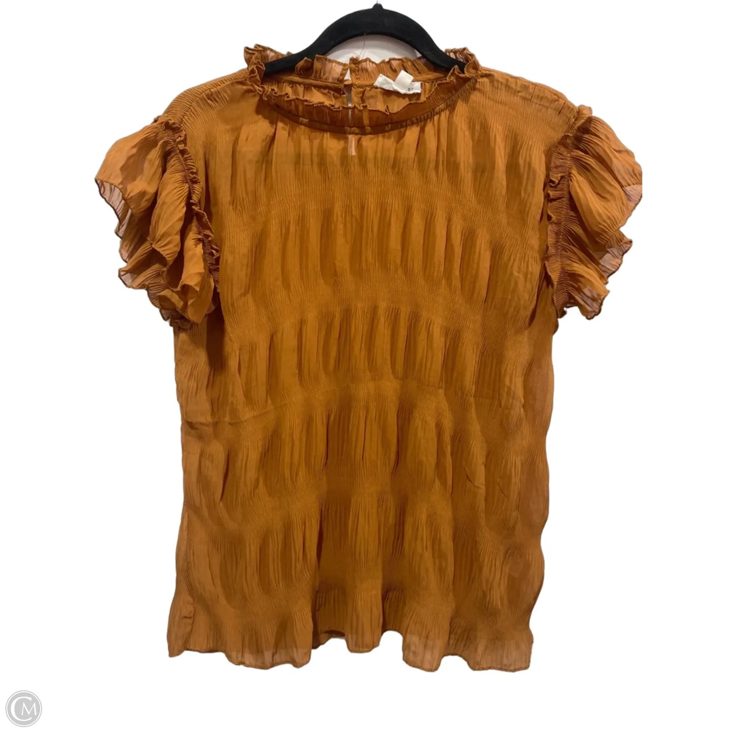 Blouse Sleeveless By Blu Pepper In Brown, Size: M