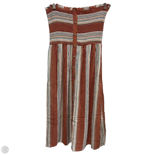 Dress Casual Maxi By Be Cool In Striped Pattern, Size: M
