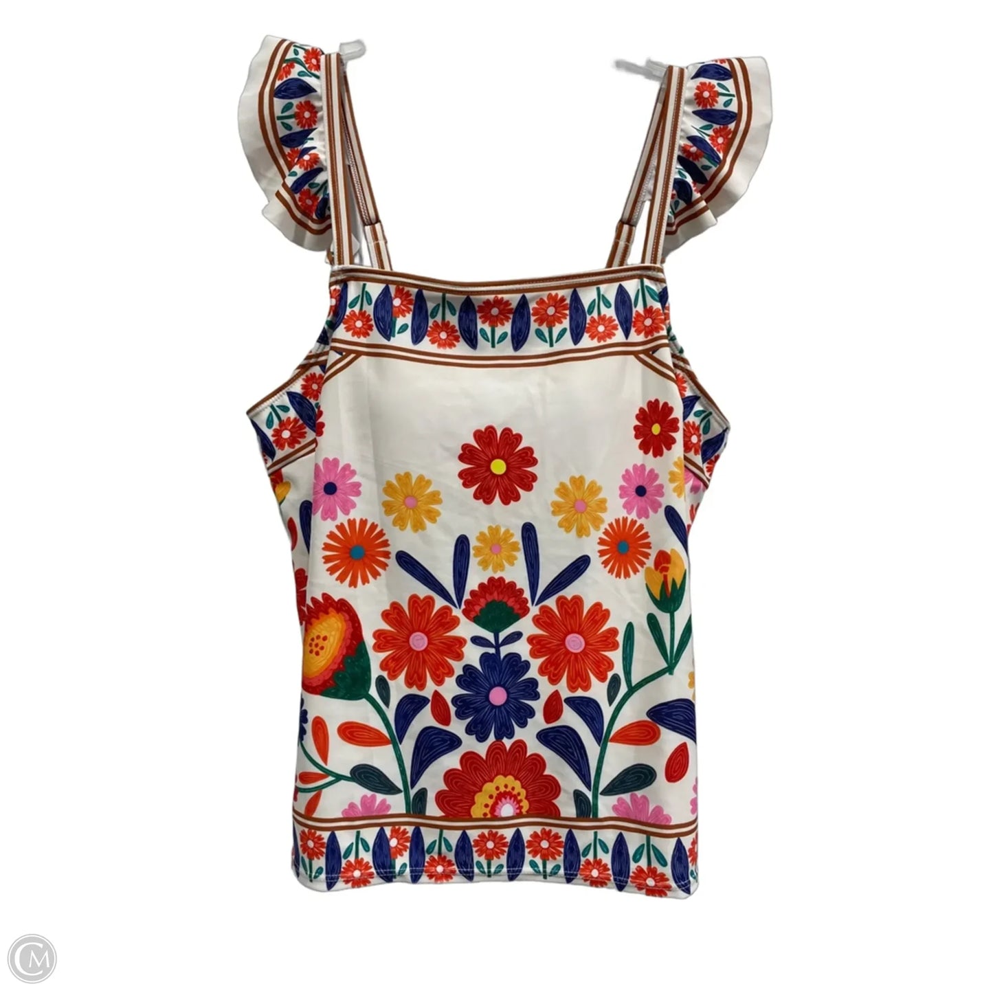 Swimsuit 2pc By Clothes Mentor In Floral Print, Size: L