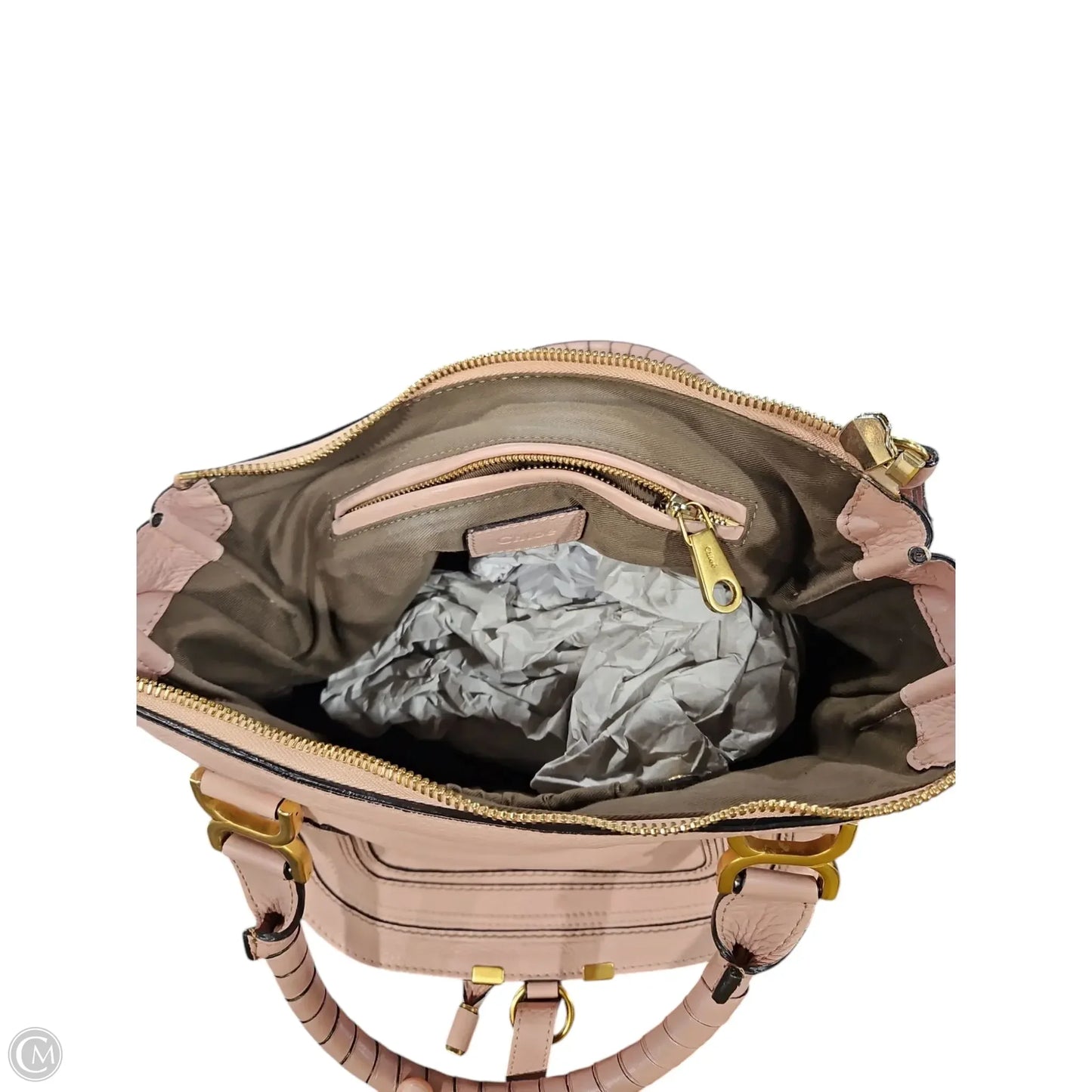 Handbag Luxury Designer By Chloe, Size: Large