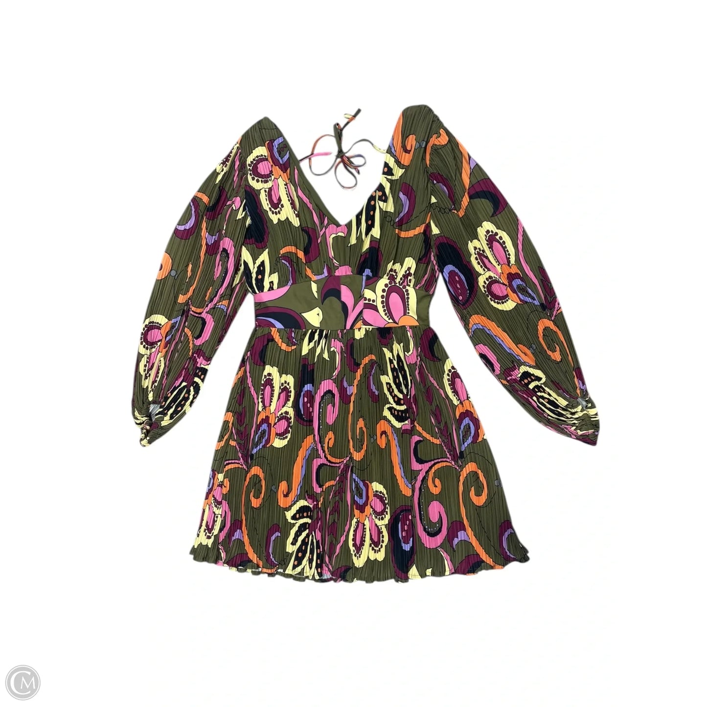 Dress Party Midi By Clothes Mentor In Multi-colored, Size: S