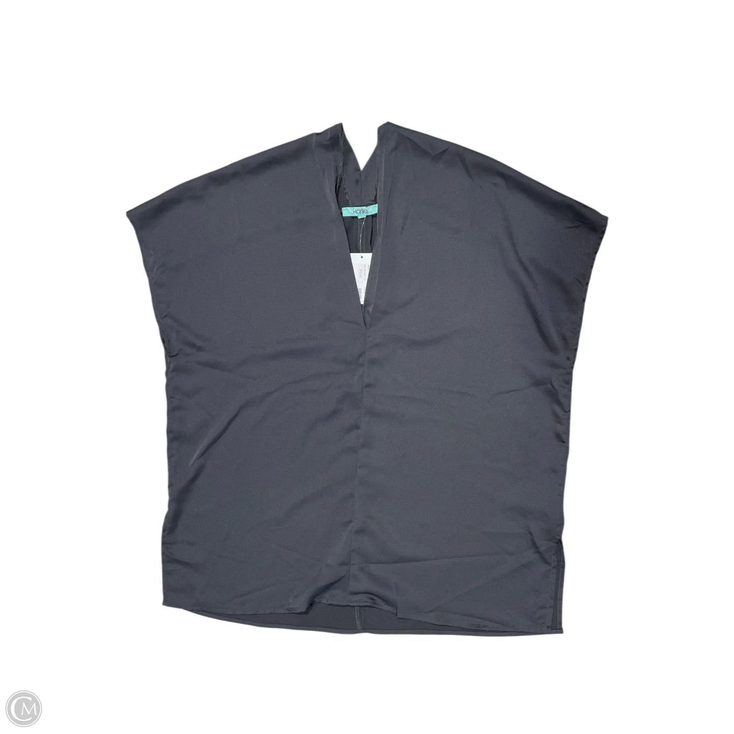 Tunic Short Sleeve By Karlie In Black, Size: L