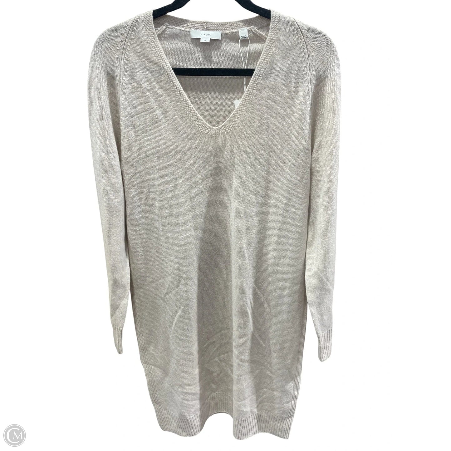 Dress Sweater By Vince In Tan, Size: S