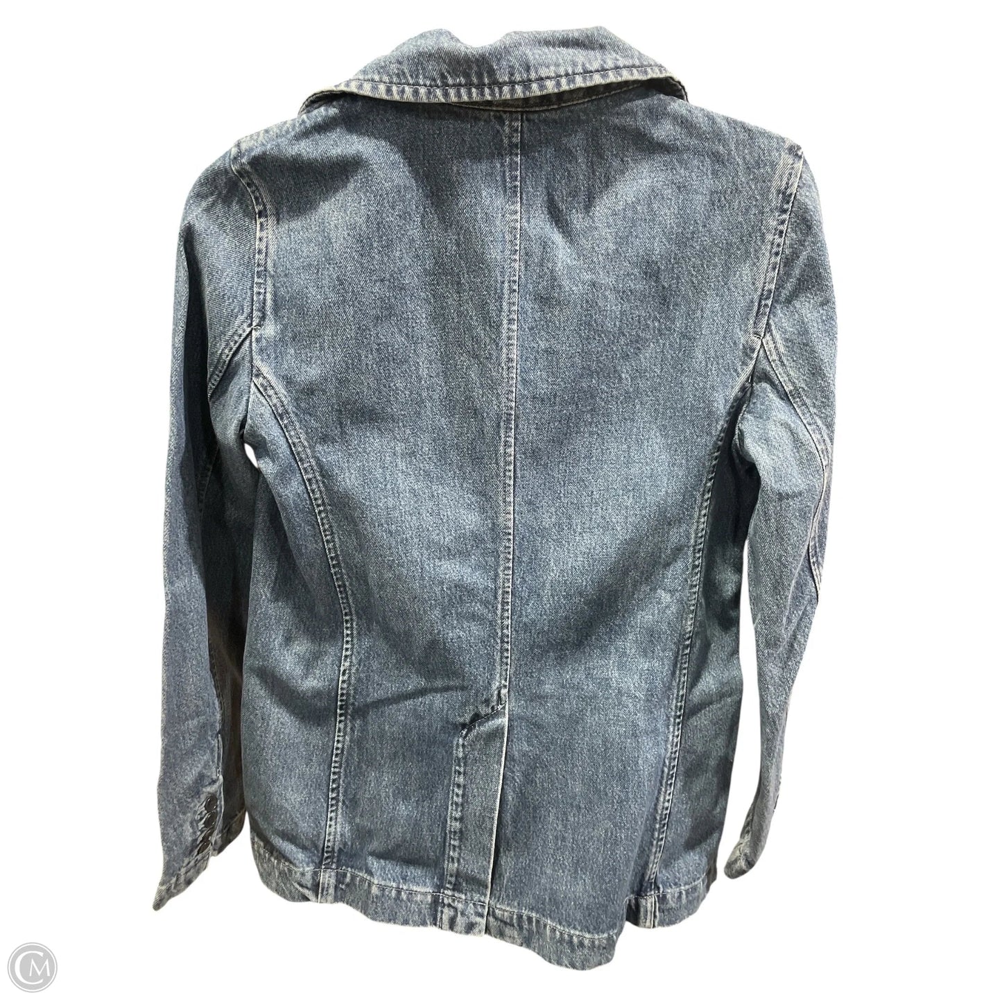 Blazer By Gap In Blue Denim, Size: Xs