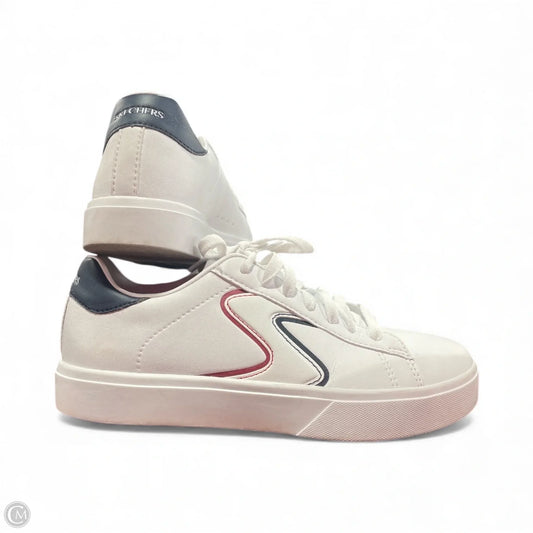 Shoes Sneakers By Skechers In Blue & Red & White, Size: 6.5