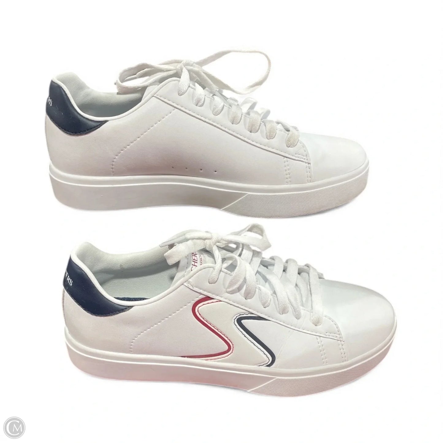 Shoes Sneakers By Skechers In Blue & Red & White, Size: 6.5