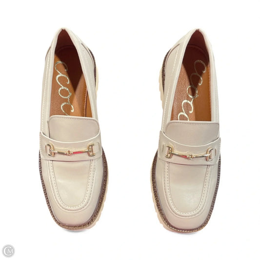 Shoes Heels Platform By Clothes Mentor In Beige, Size: 7.5