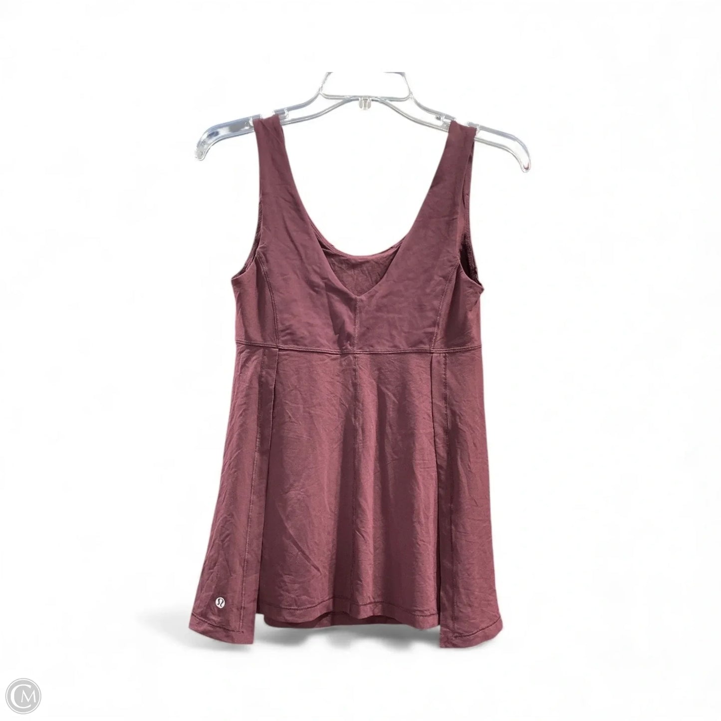 Athletic Tank Top By Lululemon In Maroon, Size: 8