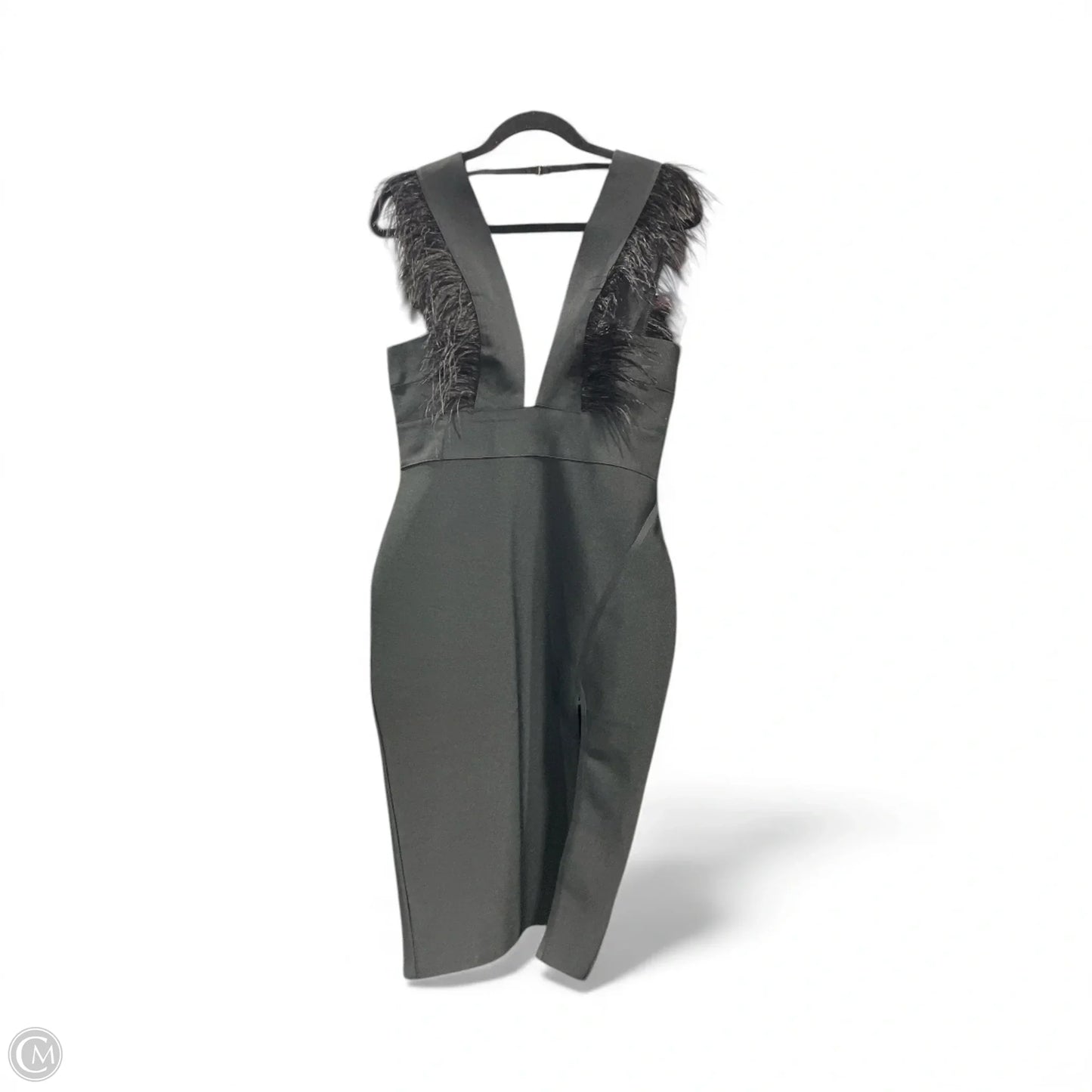 Dress Party Midi By Fashion Nova In Black, Size: Xl