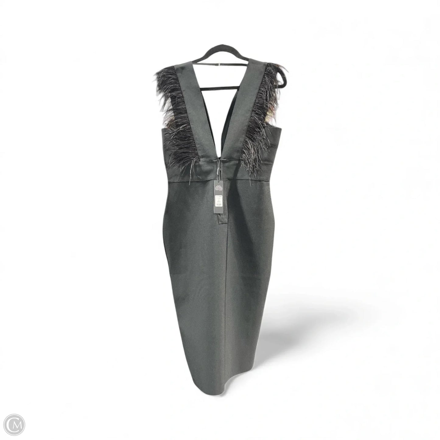 Dress Party Midi By Fashion Nova In Black, Size: Xl