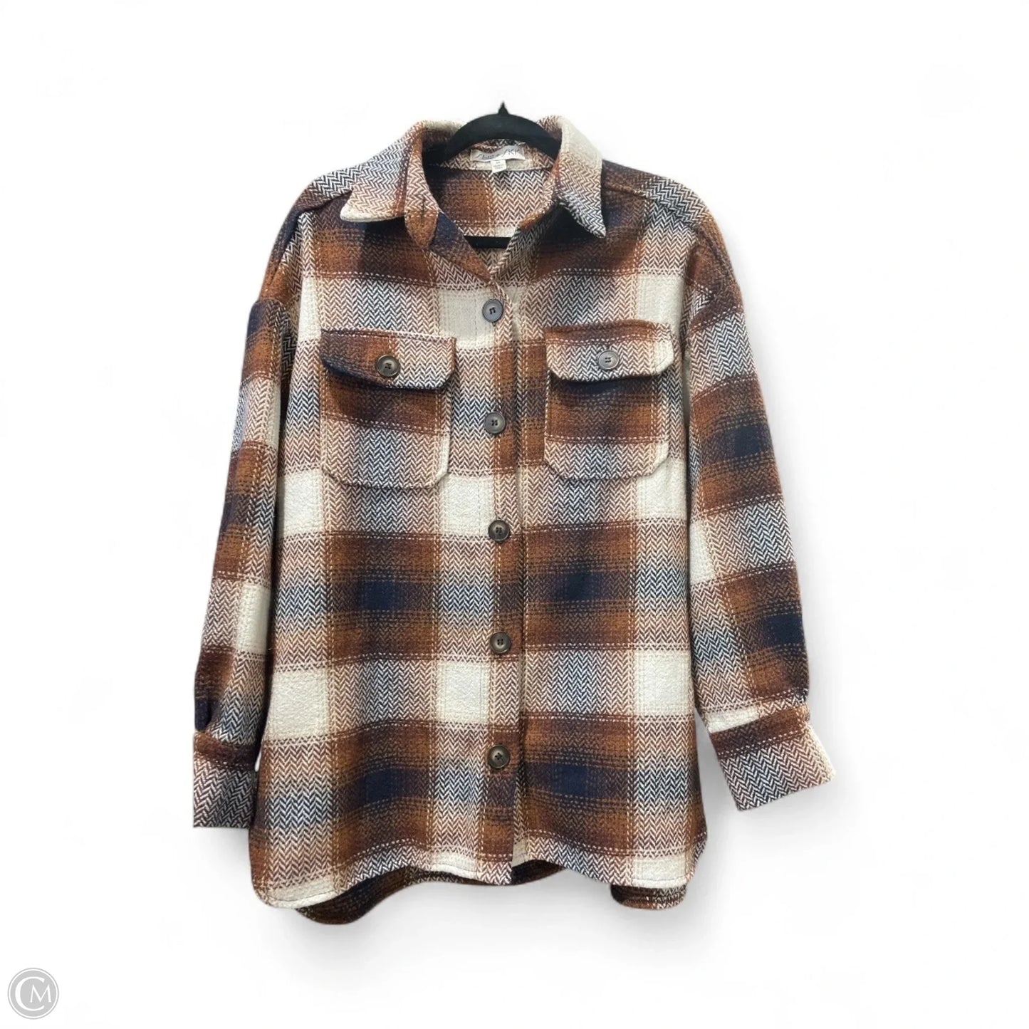 Jacket Other By She + Sky In Plaid Pattern, Size: M