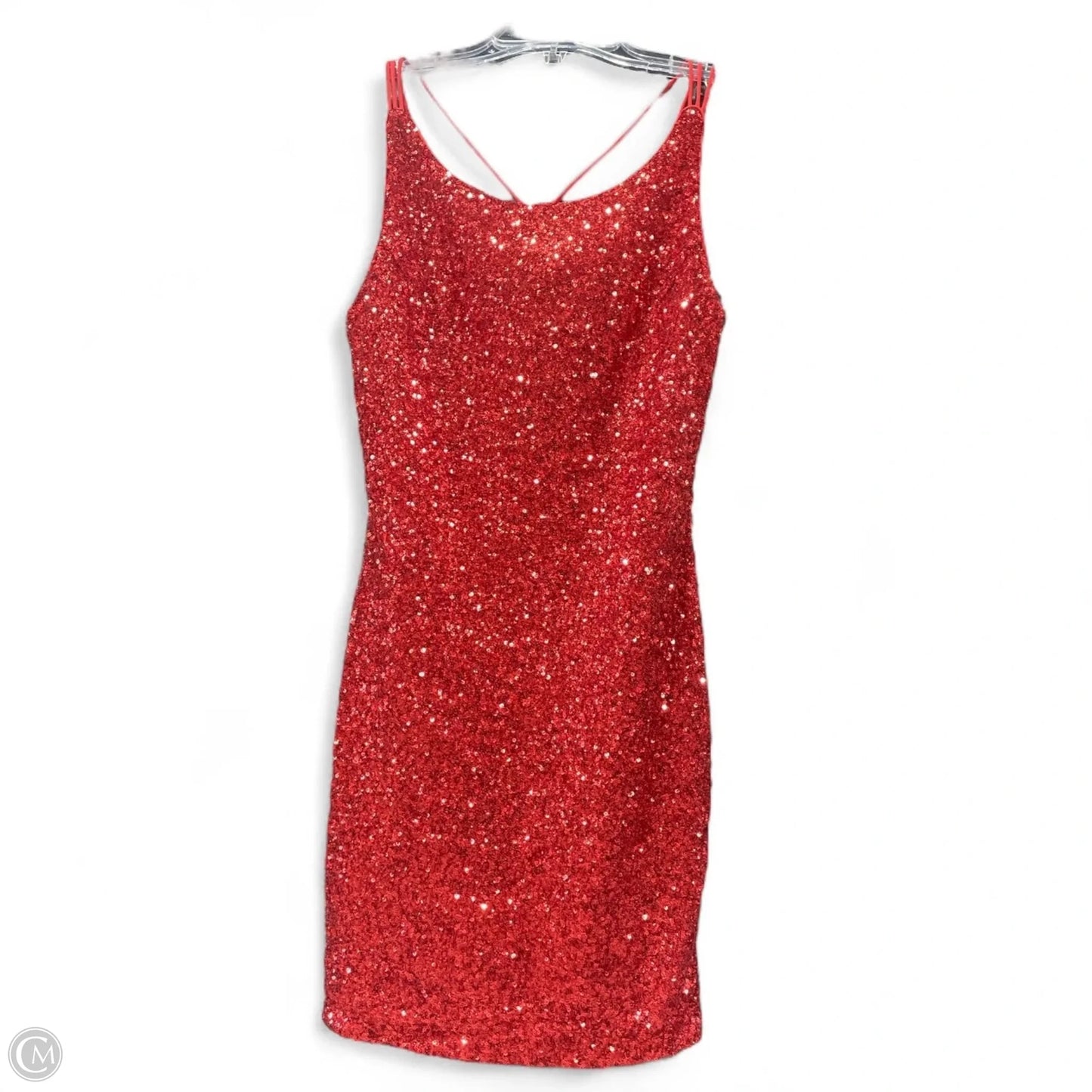 Dress Casual Midi By Clothes Mentor In Red, Size: S