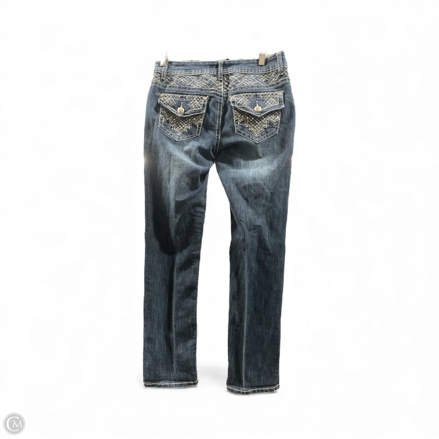 Jeans Straight By Cato In Blue Denim, Size: 10