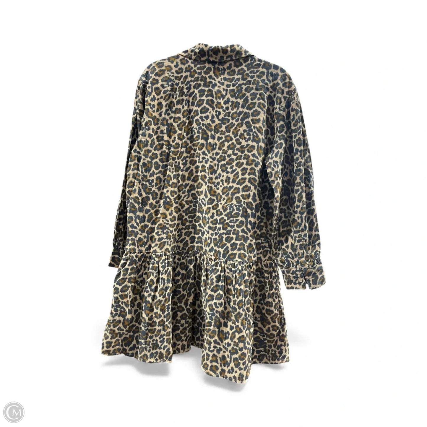 Dress Casual Midi By St Johns Bay In Animal Print, Size: L