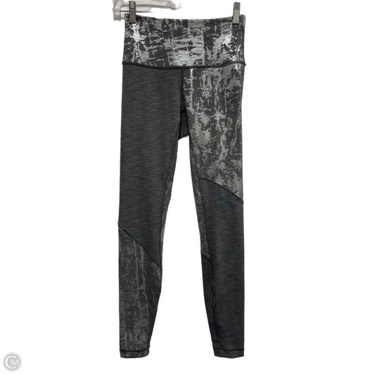 Athletic Leggings By Lululemon In Silver, Size: S