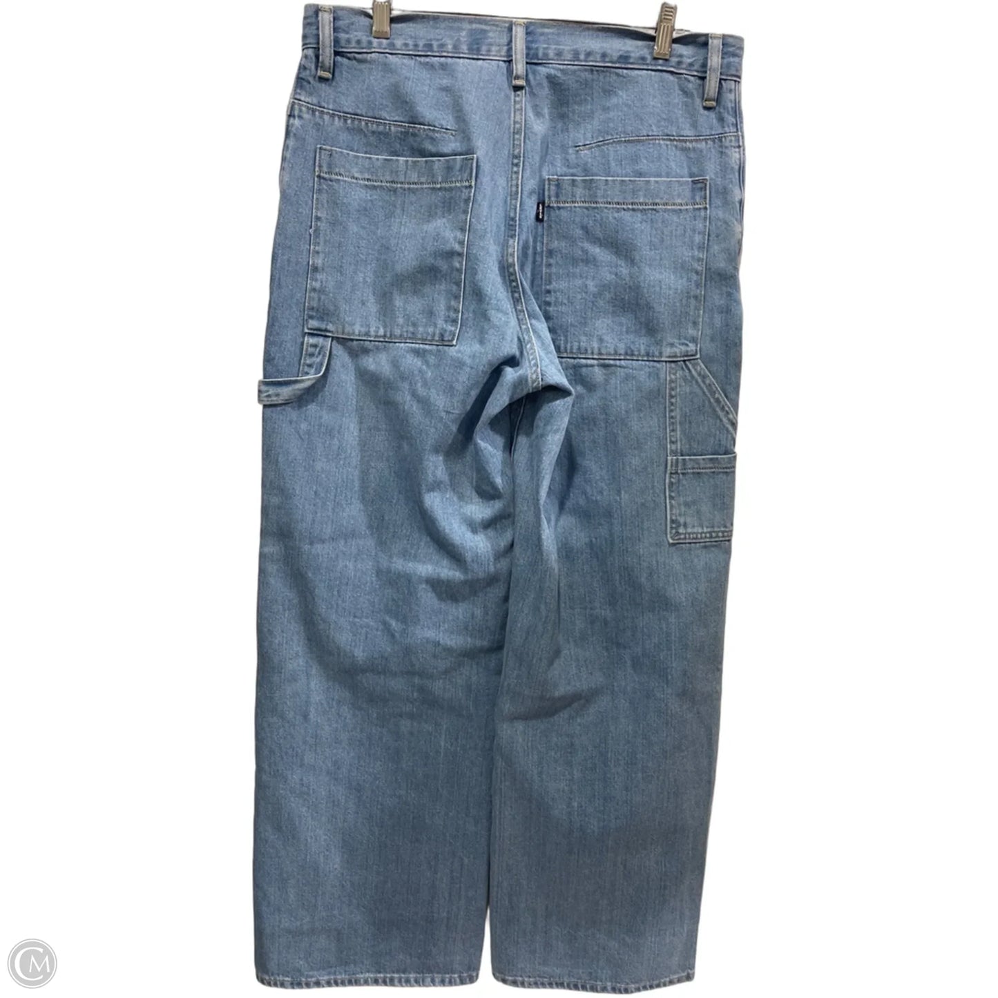 Jeans Wide Leg By Levis In Blue Denim, Size: 30