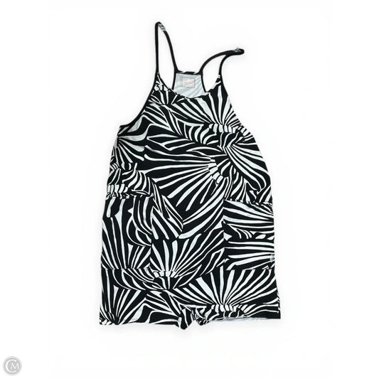 Romper By Free People In Black & White, Size: S