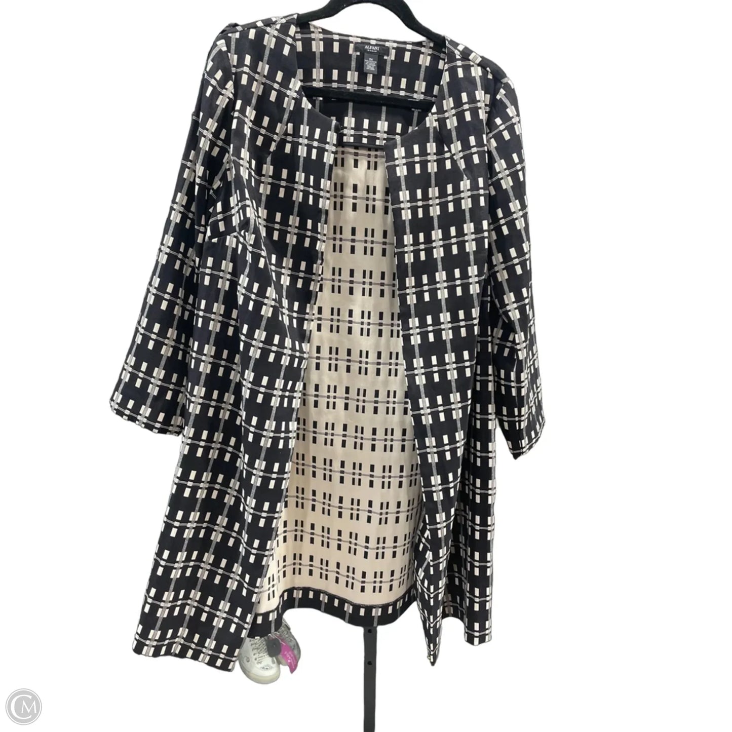 Blazer By Alfani In Black & Tan, Size: Xl