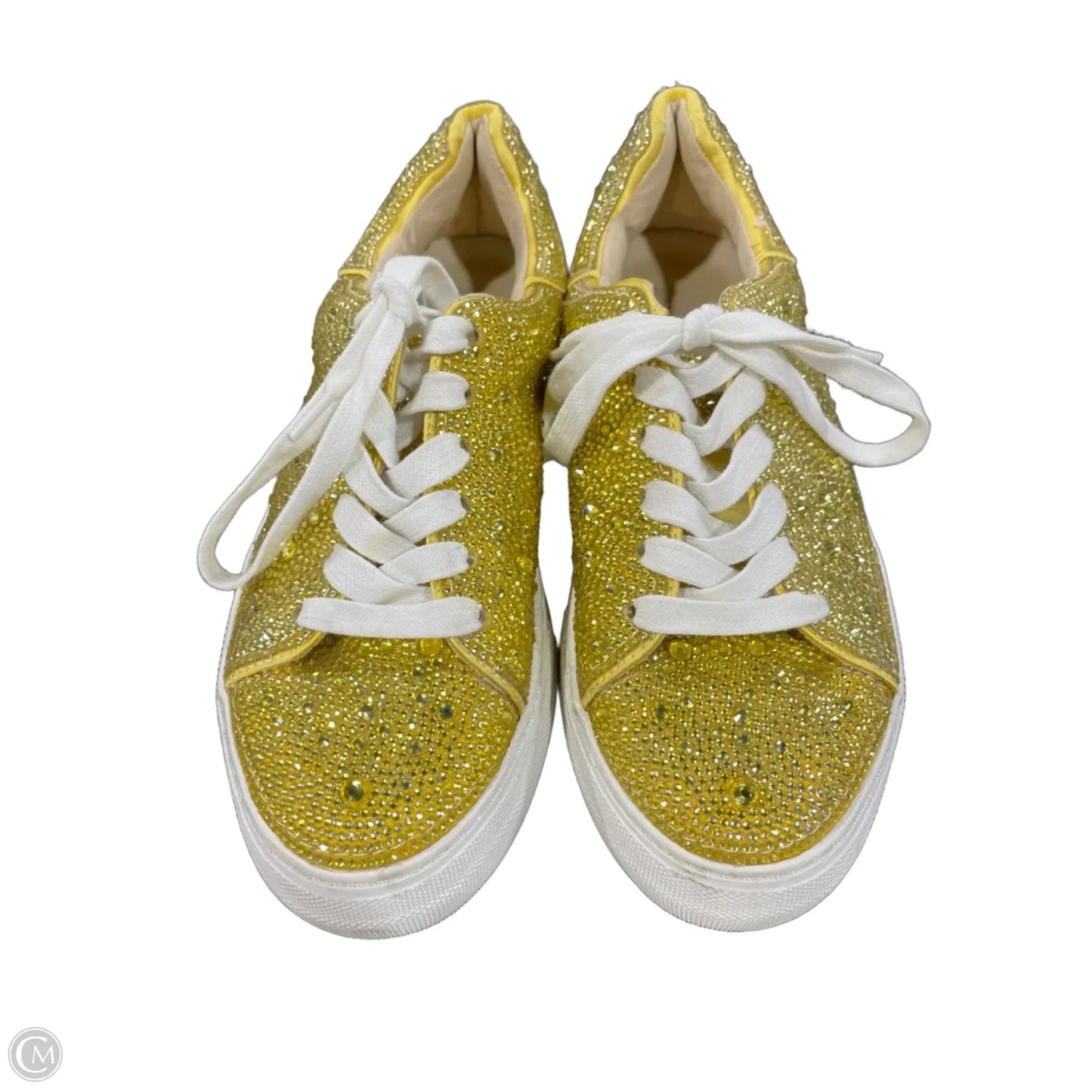 Shoes Sneakers By Betsey Johnson In Yellow, Size: 7.5