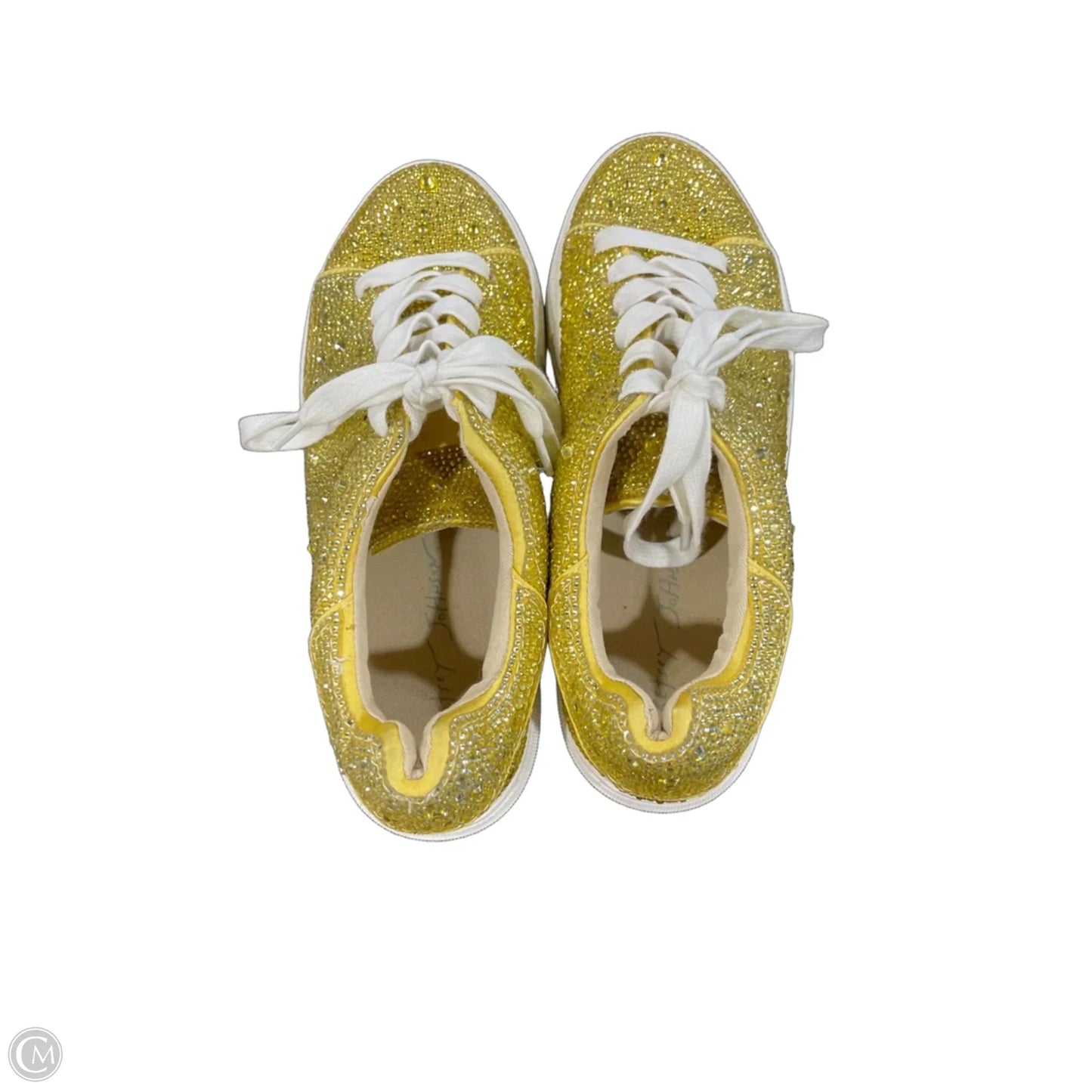 Shoes Sneakers By Betsey Johnson In Yellow, Size: 7.5