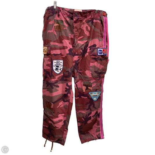 Pants Cargo & Utility By Free People In Camouflage Print, Size: L