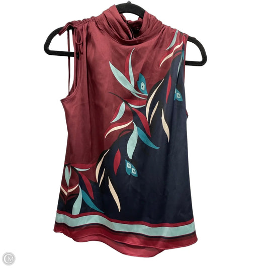 Blouse Sleeveless By White House Black Market In Multi-colored, Size: S