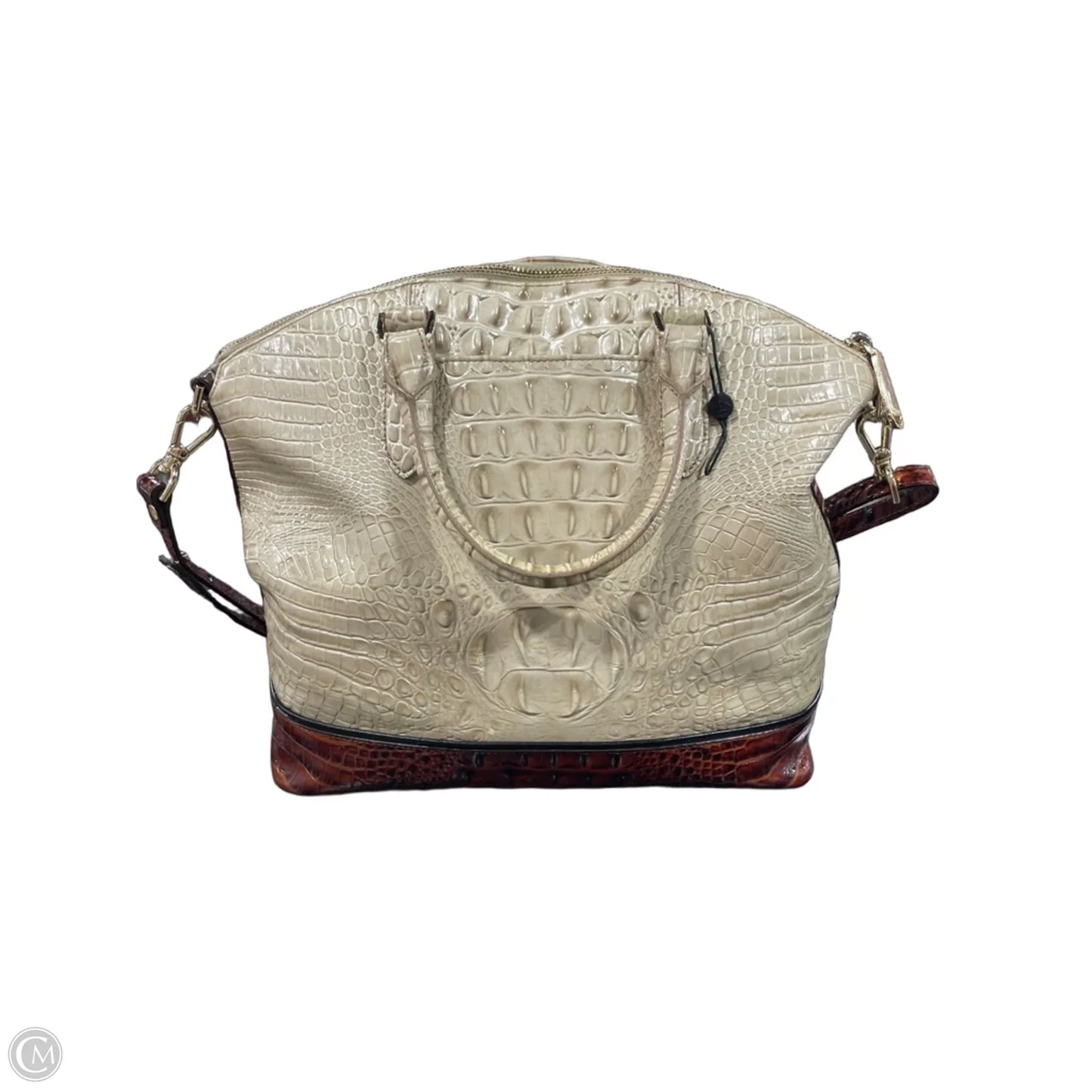 Handbag Designer By Brahmin, Size: Large