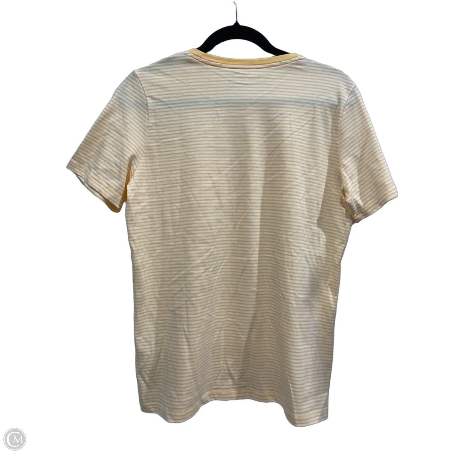 Top Short Sleeve Basic By Lands End In Striped Pattern, Size: S