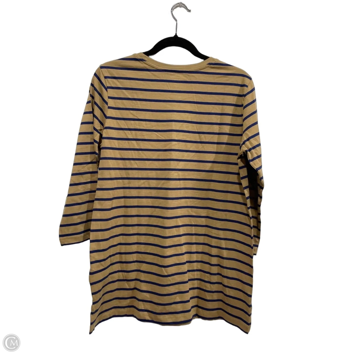 Top Short Sleeve Basic By Lands End In Striped Pattern, Size: S
