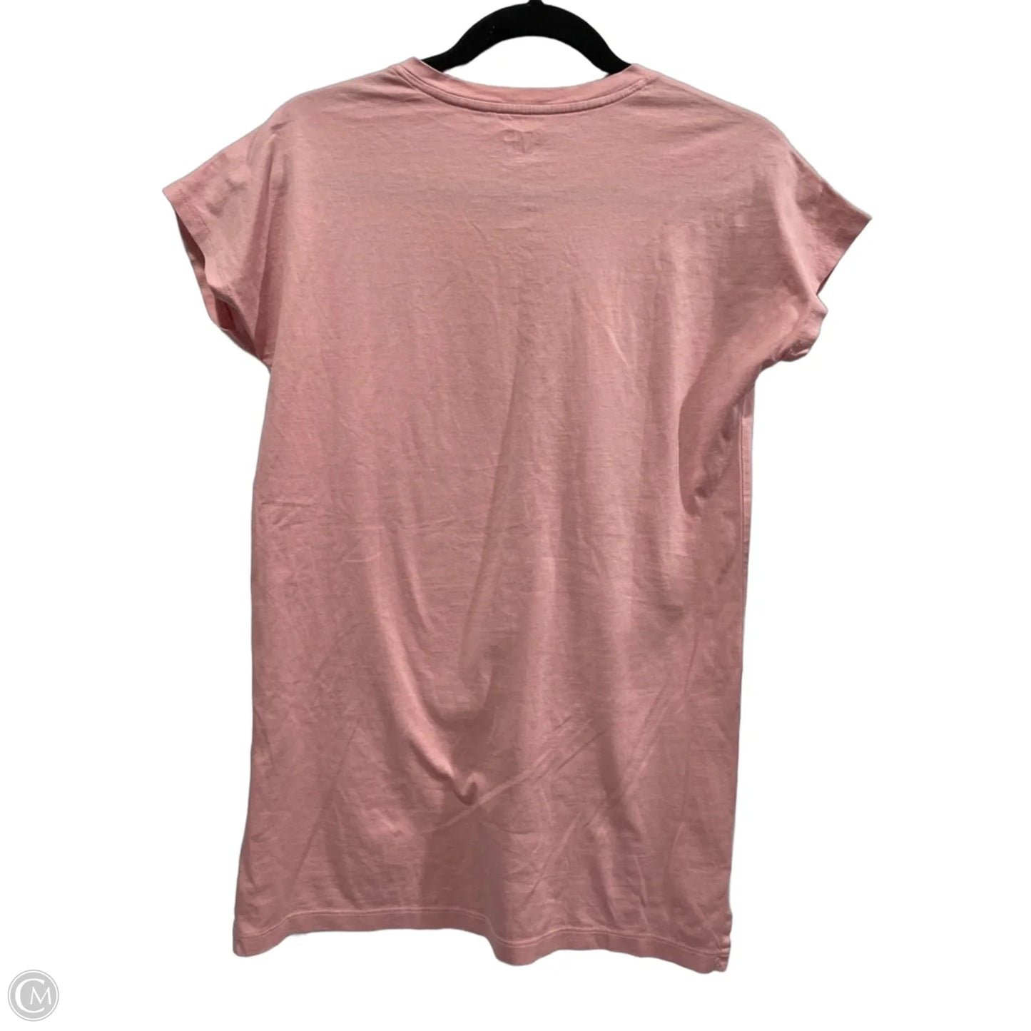 Top Short Sleeve Basic By Lands End In Pink, Size: Xs