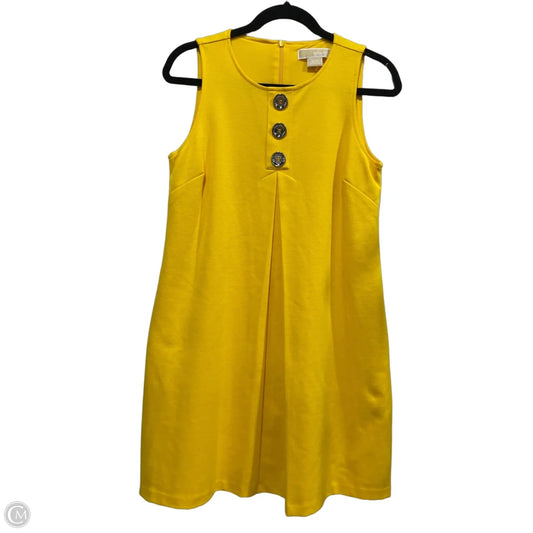 Dress Work By Michael By Michael Kors In Yellow, Size: M