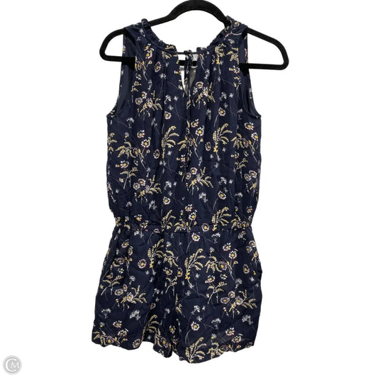 Romper By Loft In Floral Print, Size: Xsp