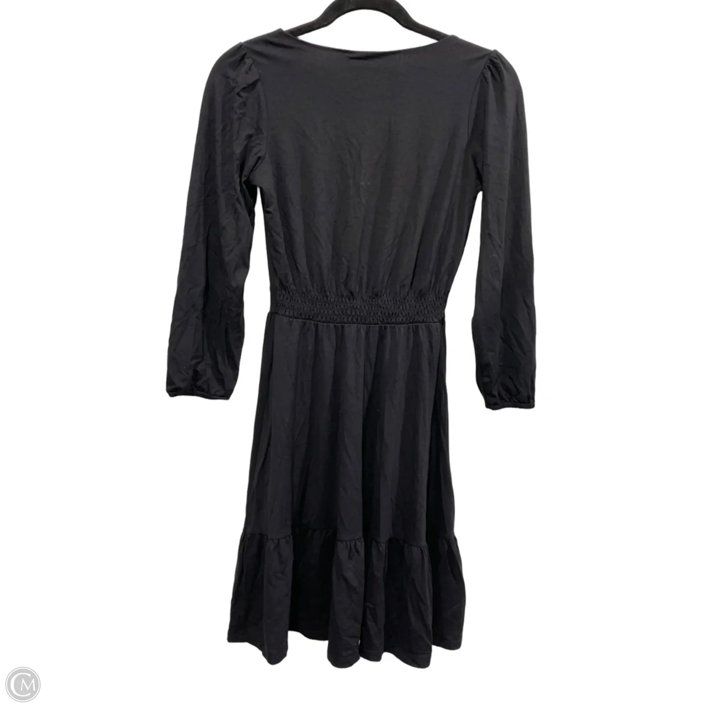 Dress Casual Midi By Loft In Black, Size: 0p
