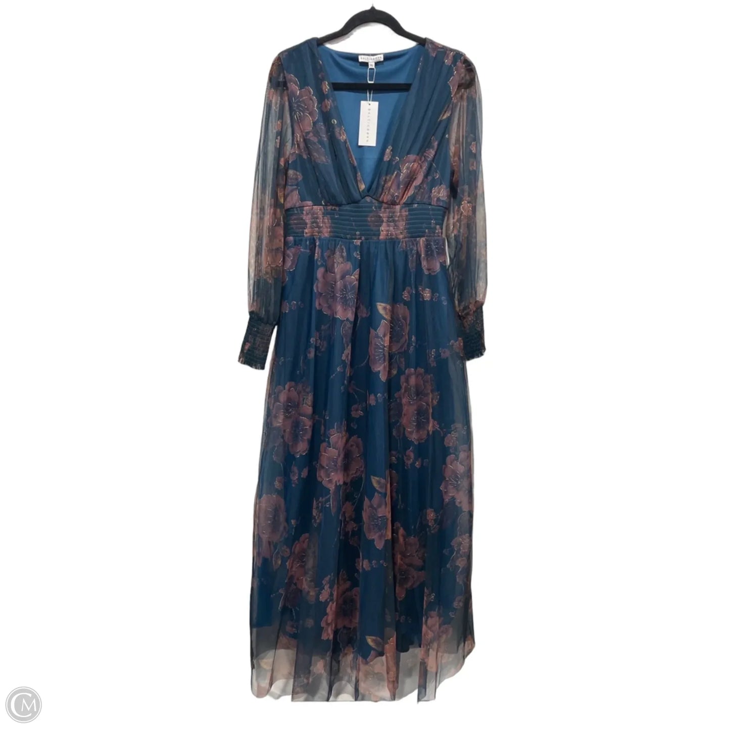Dress Party Long By Baltic Born In Floral Print, Size: Xl