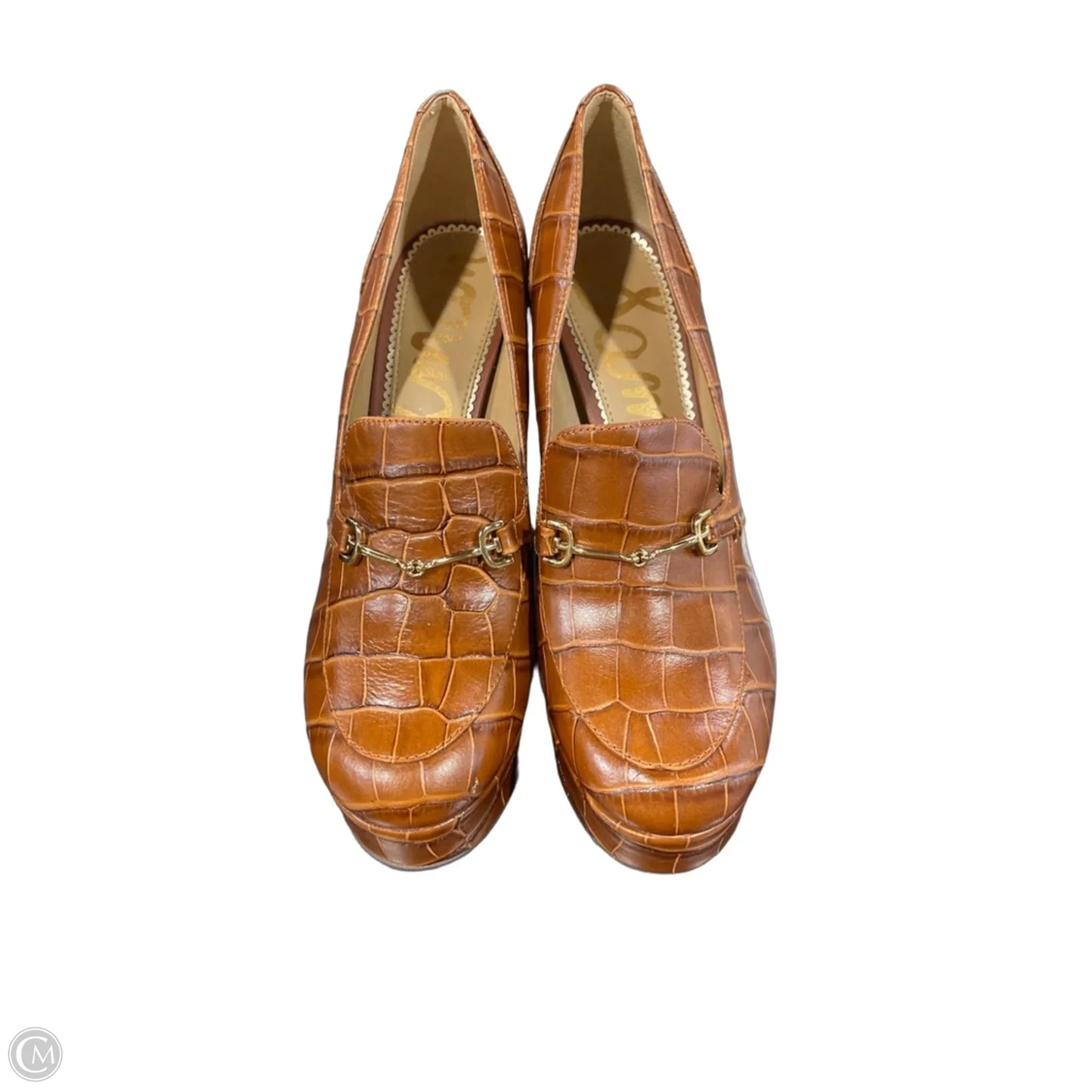 Shoes Heels Platform By Sam Edelman In Brown, Size: 7.5