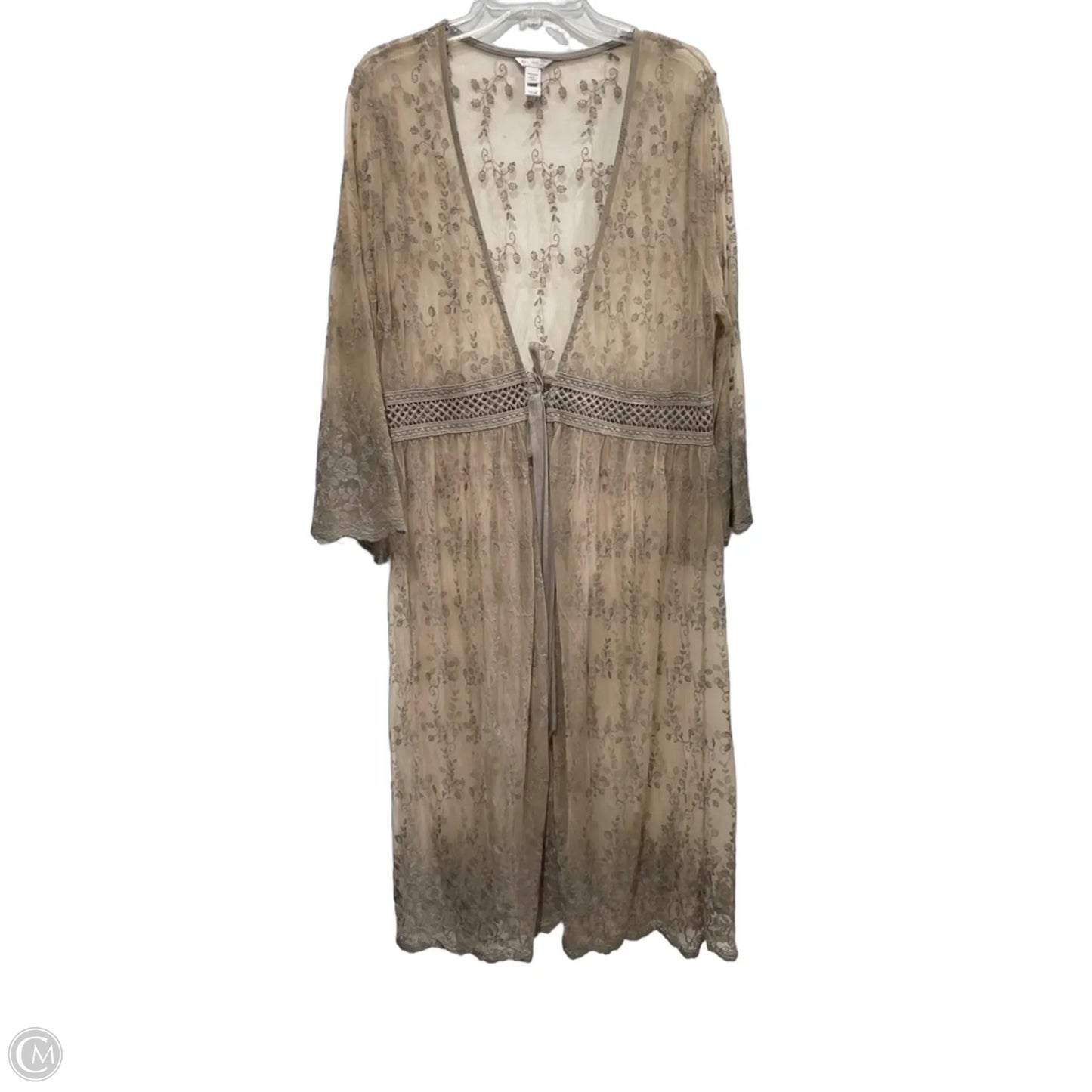 Kimono By C Est. 1946 In Taupe, Size: M