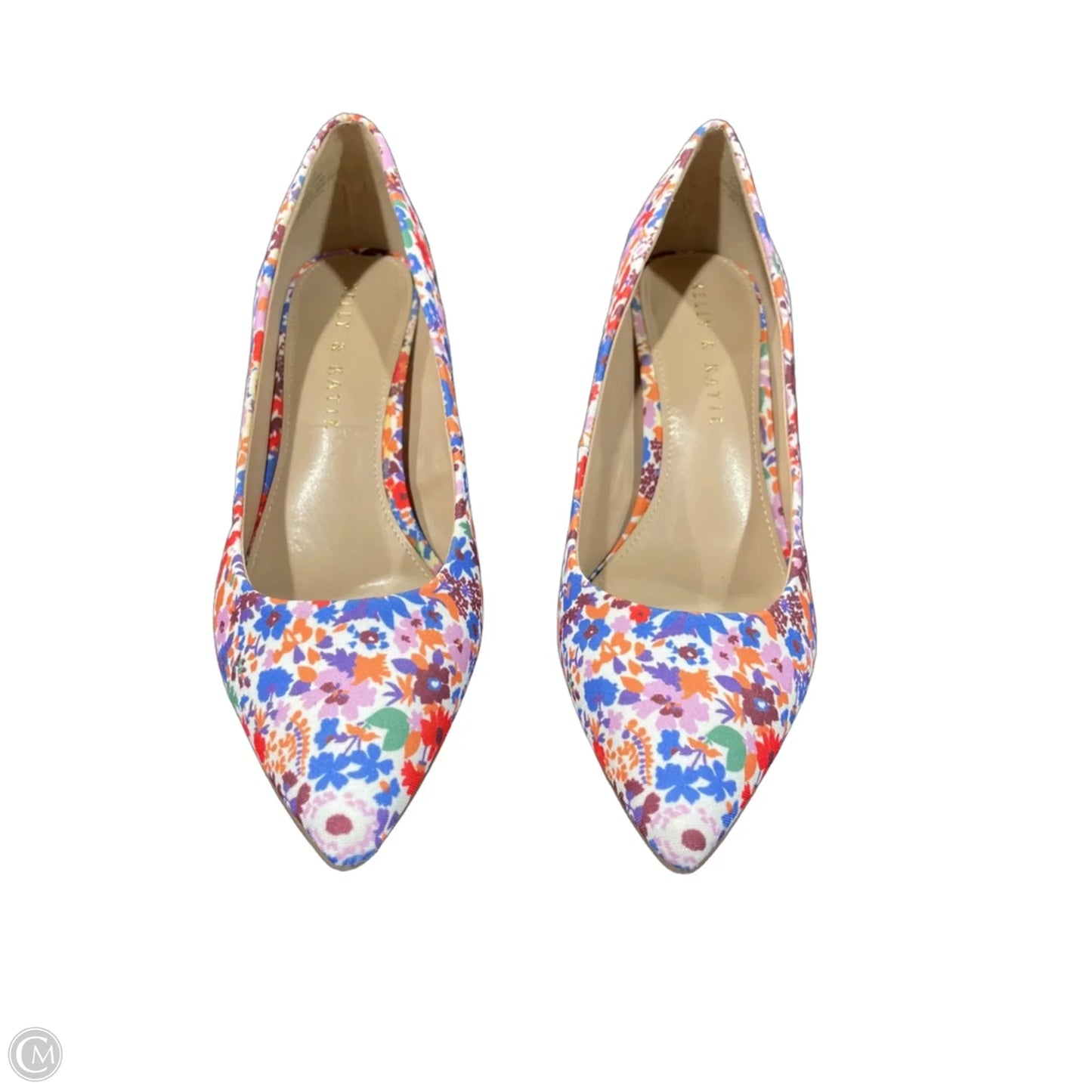Shoes Heels Kitten By Kelly And Katie In Floral Print, Size: 6.5