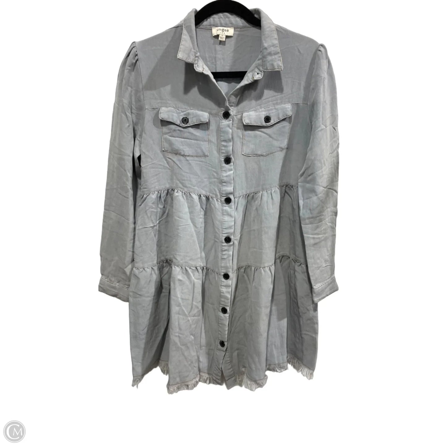 Dress Casual Short By Umgee In Blue, Size: S