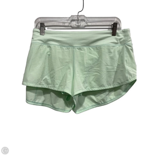 Athletic Shorts By Lululemon In Green, Size: 14