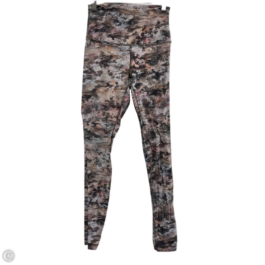 Athletic Leggings By Lululemon In Multi-colored, Size: 4