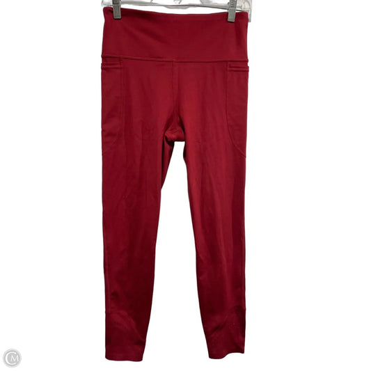 Athletic Leggings By Joy Lab In Red, Size: M