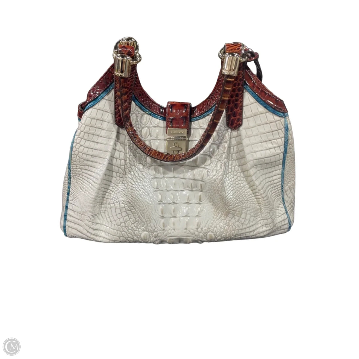 Handbag Designer By Brahmin, Size: Large