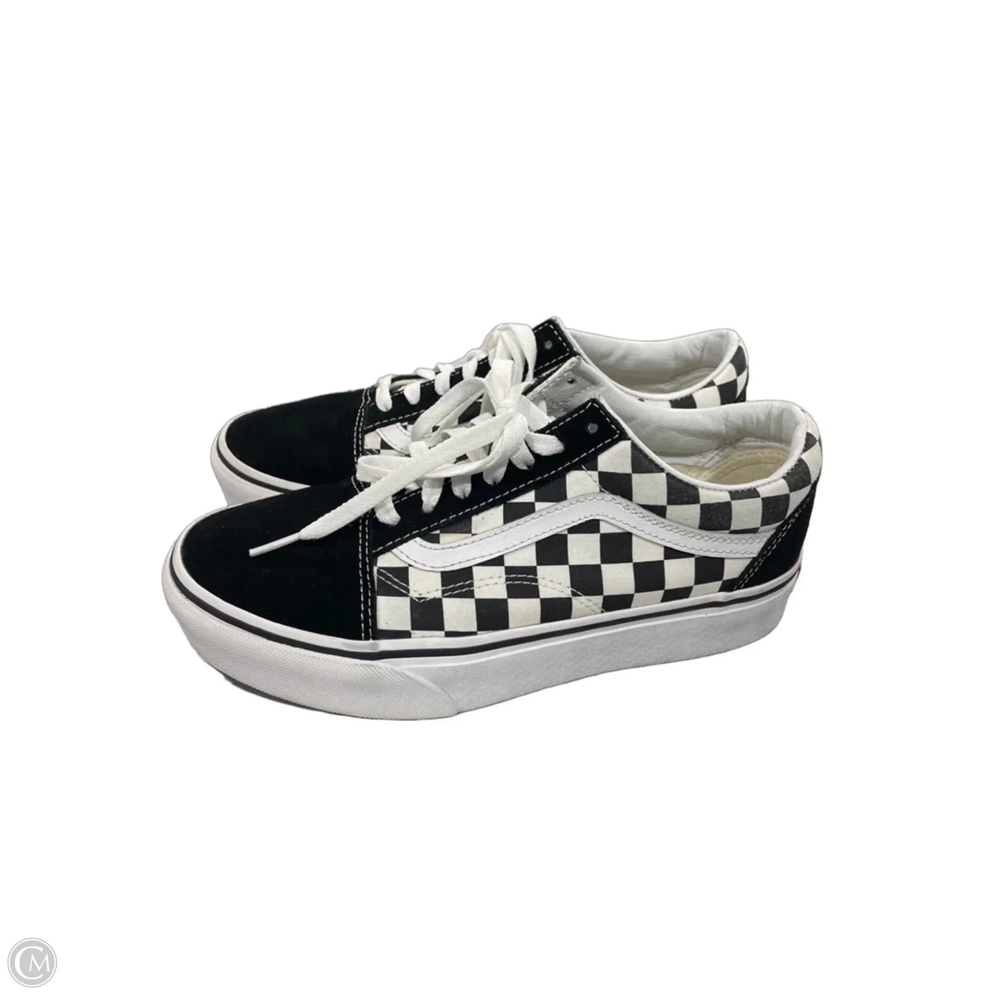 Shoes Sneakers By Vans In Checkered Pattern, Size: 7.5