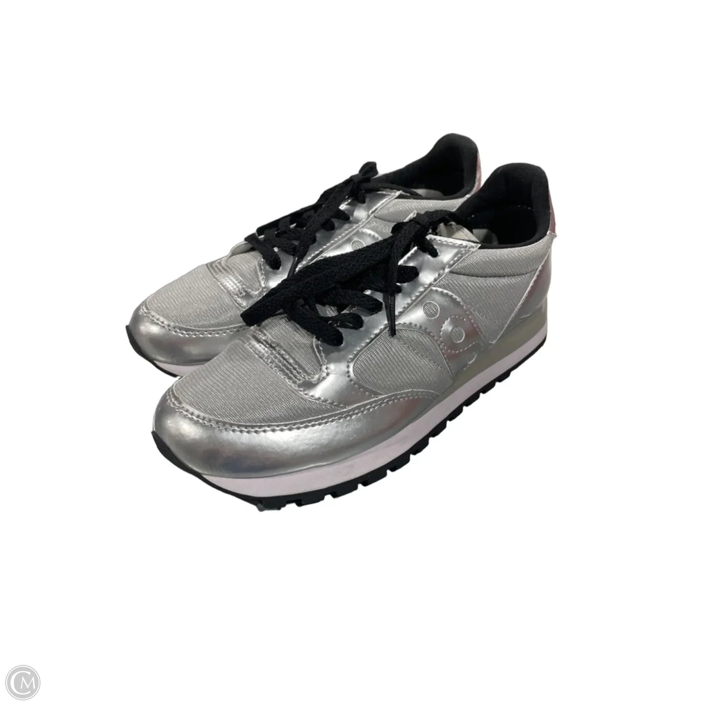 Shoes Sneakers By Clothes Mentor In Silver, Size: 7