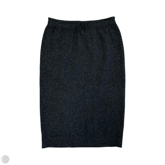 Skirt Midi By Vince In Grey, Size: Xs