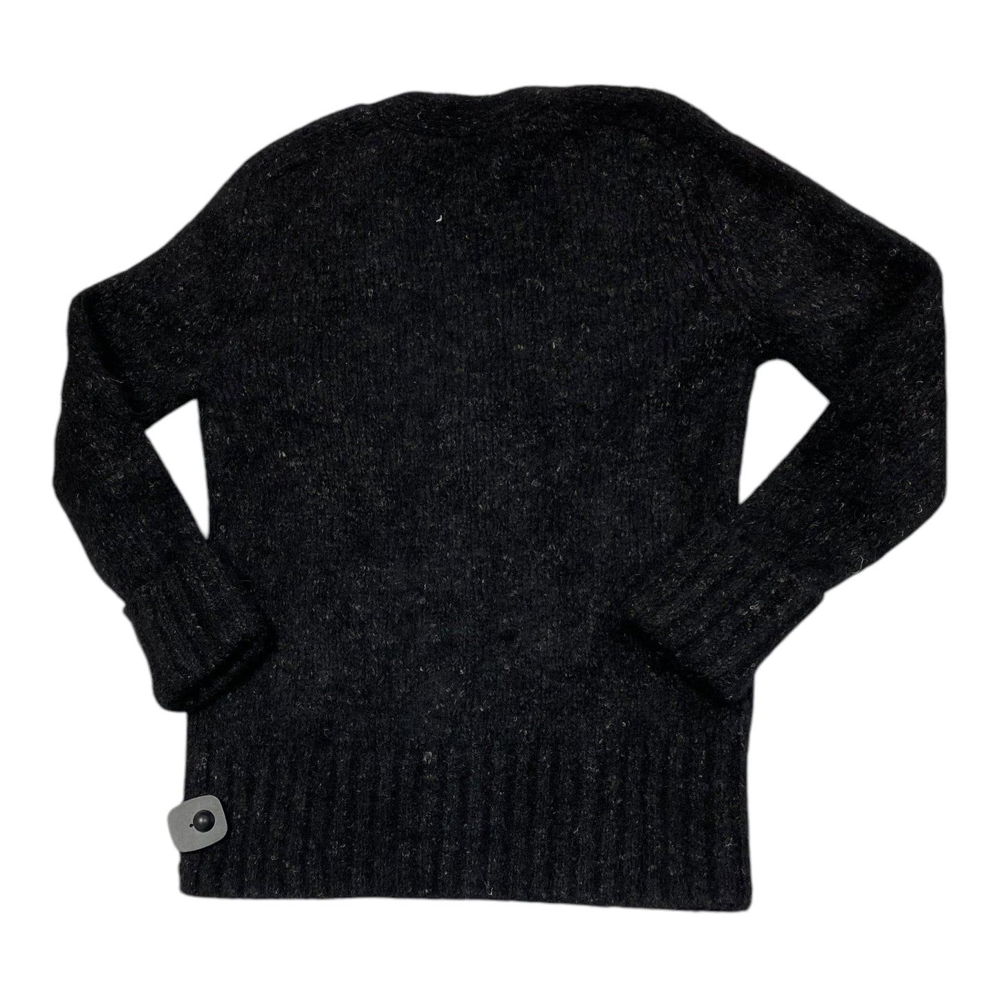 Sweater Cardigan By Banana Republic In Black & Grey, Size: Xs
