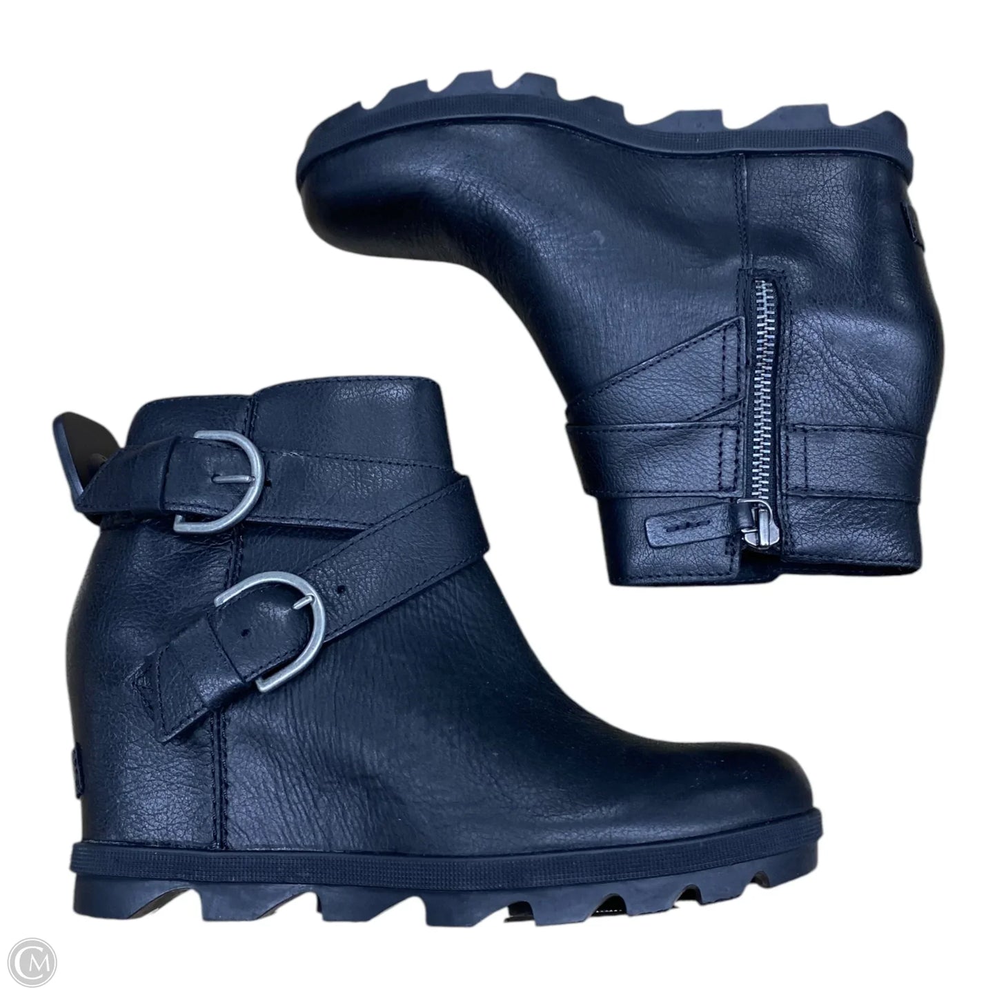 Boots Designer By Sorel In Black, Size: 8
