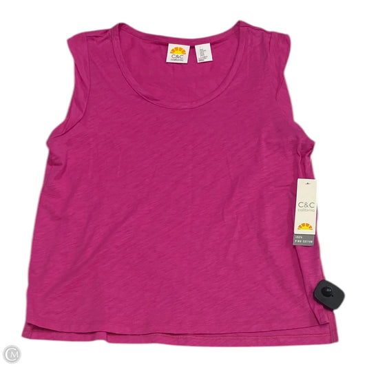 Top Sleeveless Basic By Cmc In Pink, Size: S